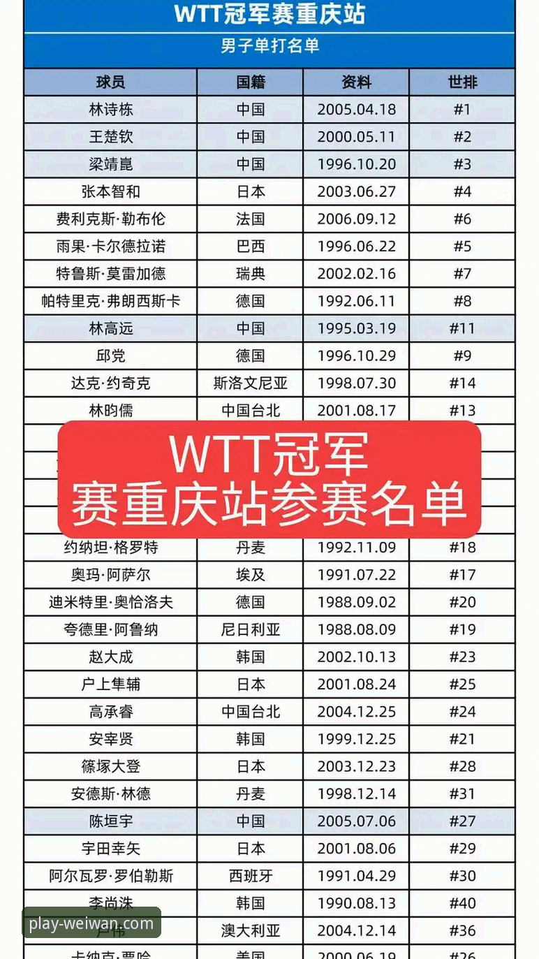 从WTT重庆冠军赛决赛，解析微玩体育平台竞猜种类实战应用